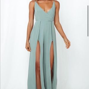 BEAUTIFUL THING JUMPSUIT GREEN